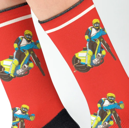 Ride On - Speedway Novelty Socks - Speedway Socks