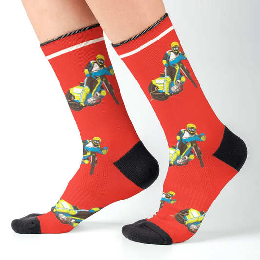 Ride On - Speedway Novelty Socks - Speedway Socks